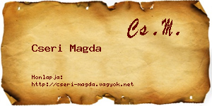 Cseri Magda névjegykártya